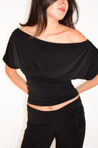 MALENA TOP BLACK