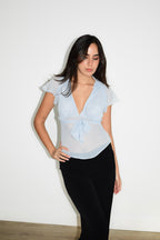 AMARA TOP LIGHTBLUE