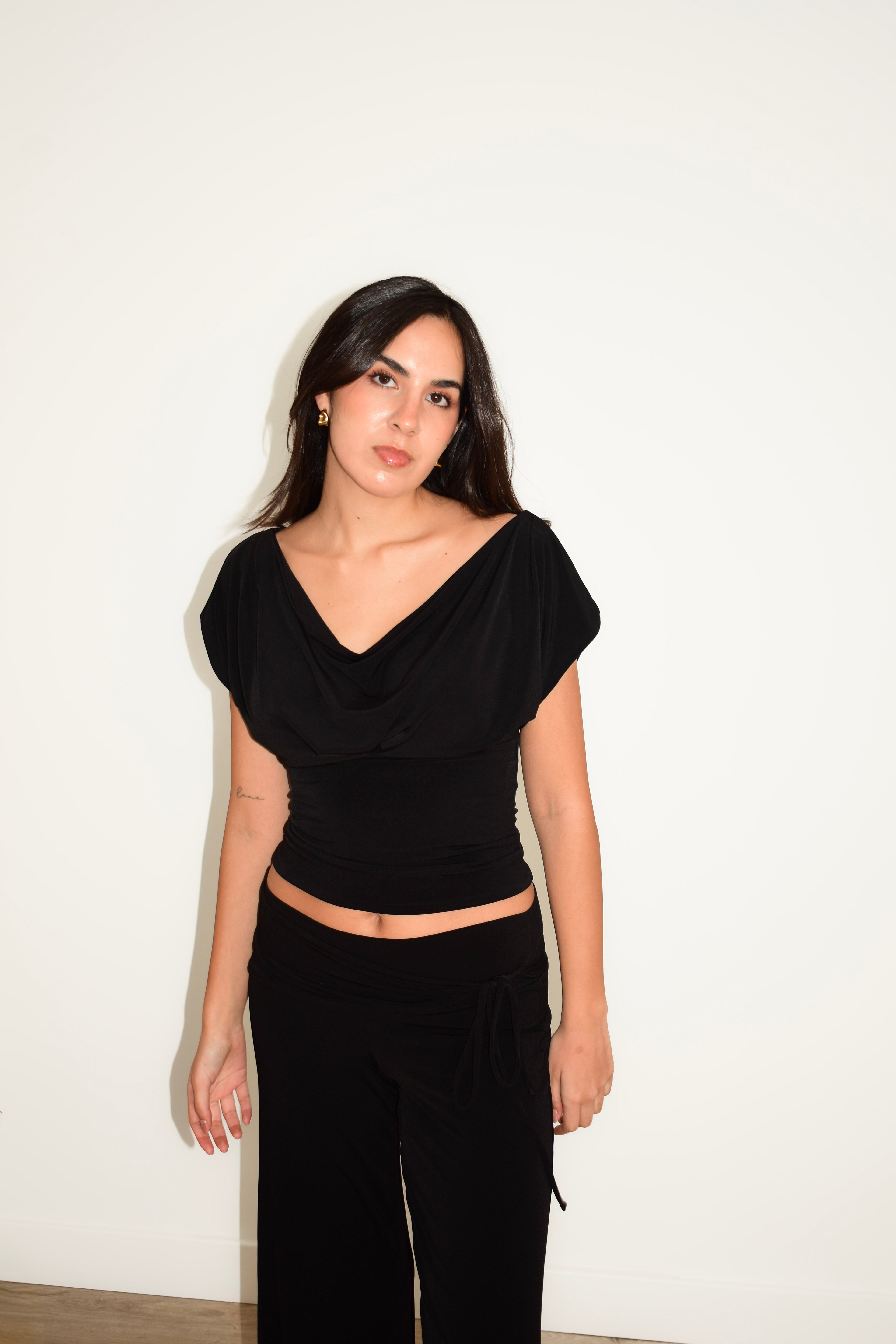 MALENA TOP BLACK