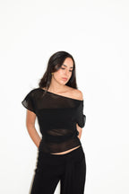 LENA TOP BLACK