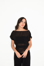 LENA TOP BLACK