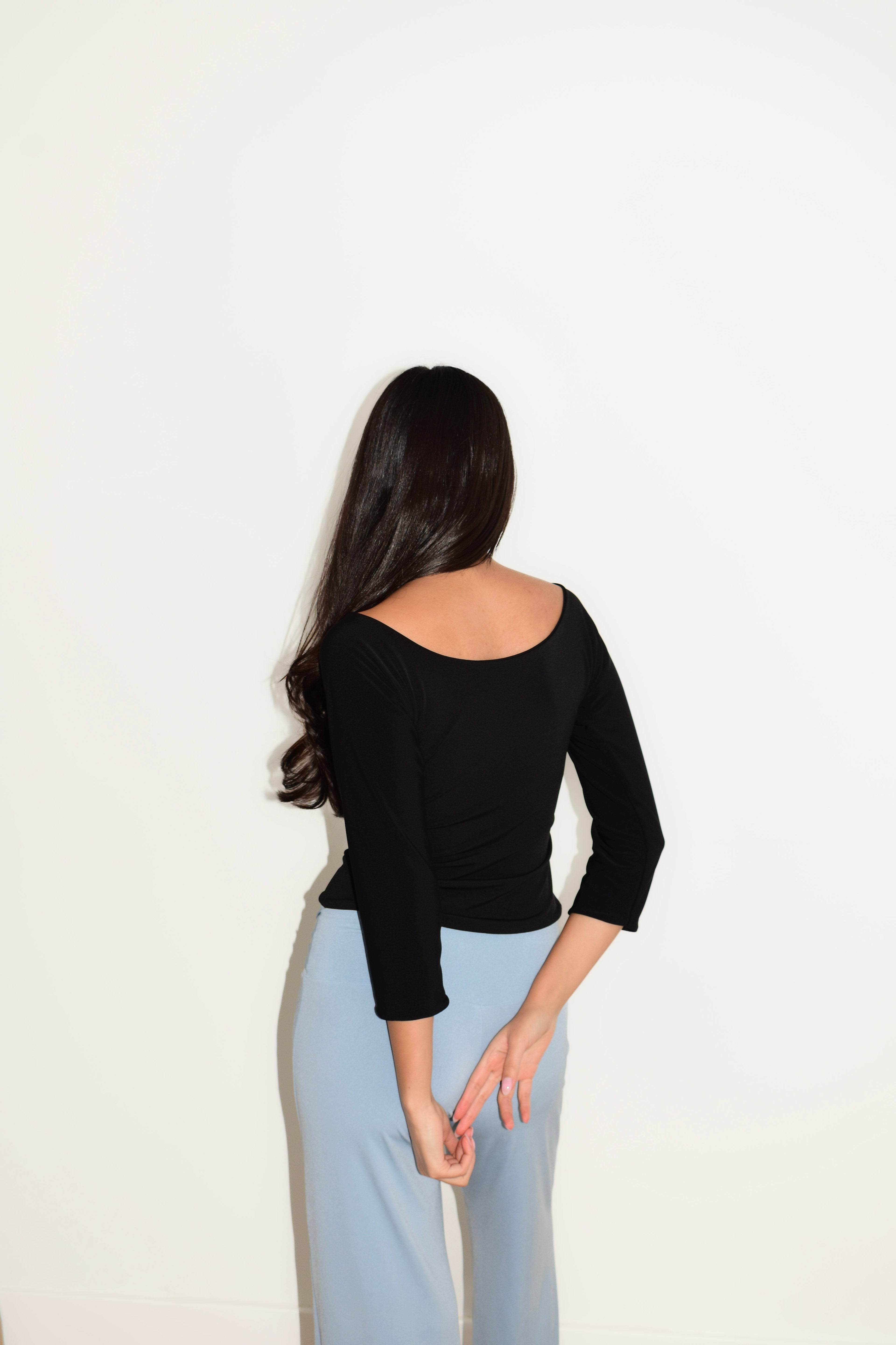 ALISA TOP BLACK