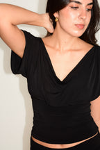 MALENA TOP BLACK