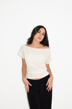 LENA TOP IVORY