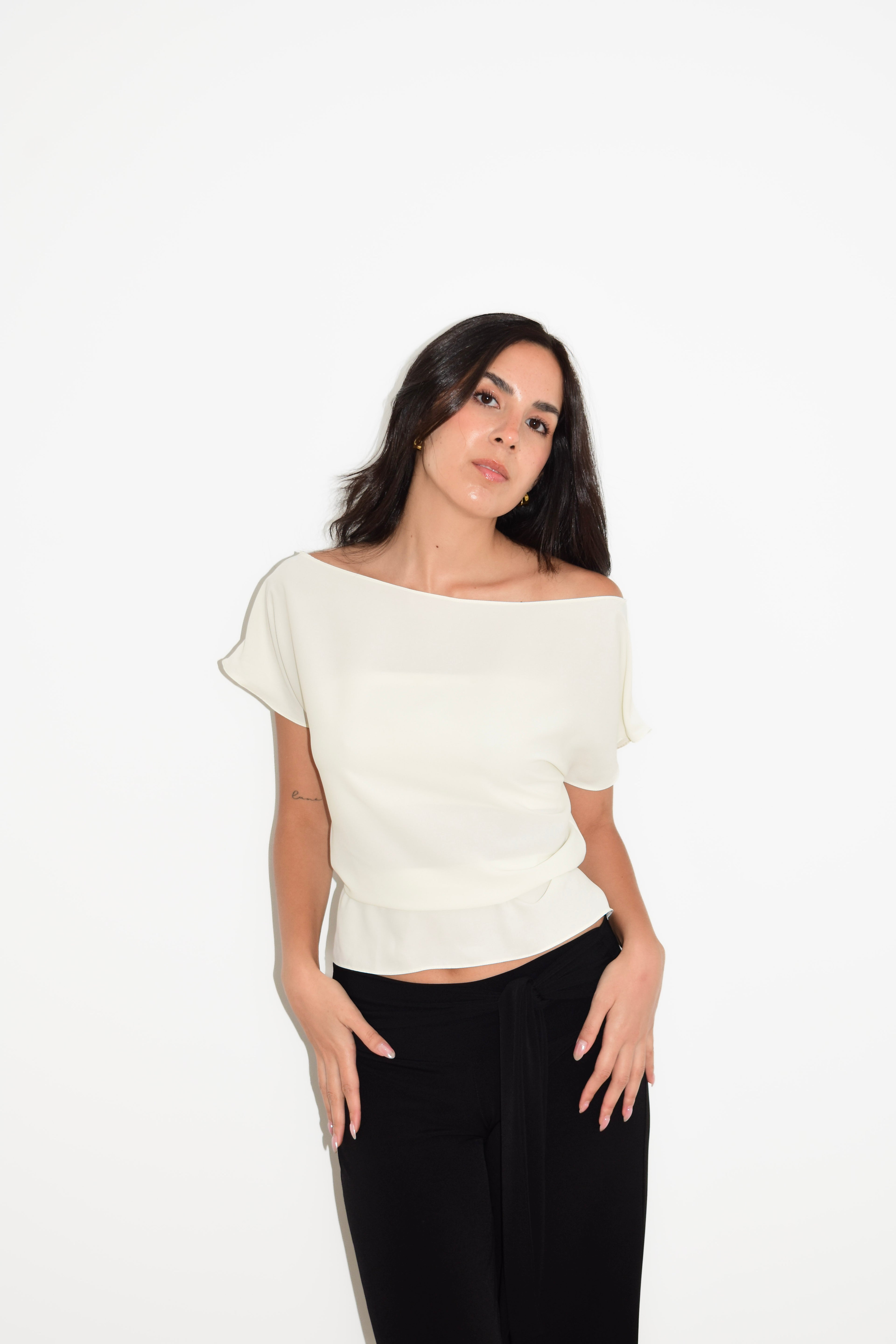 LENA TOP IVORY