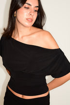 MALENA TOP BLACK