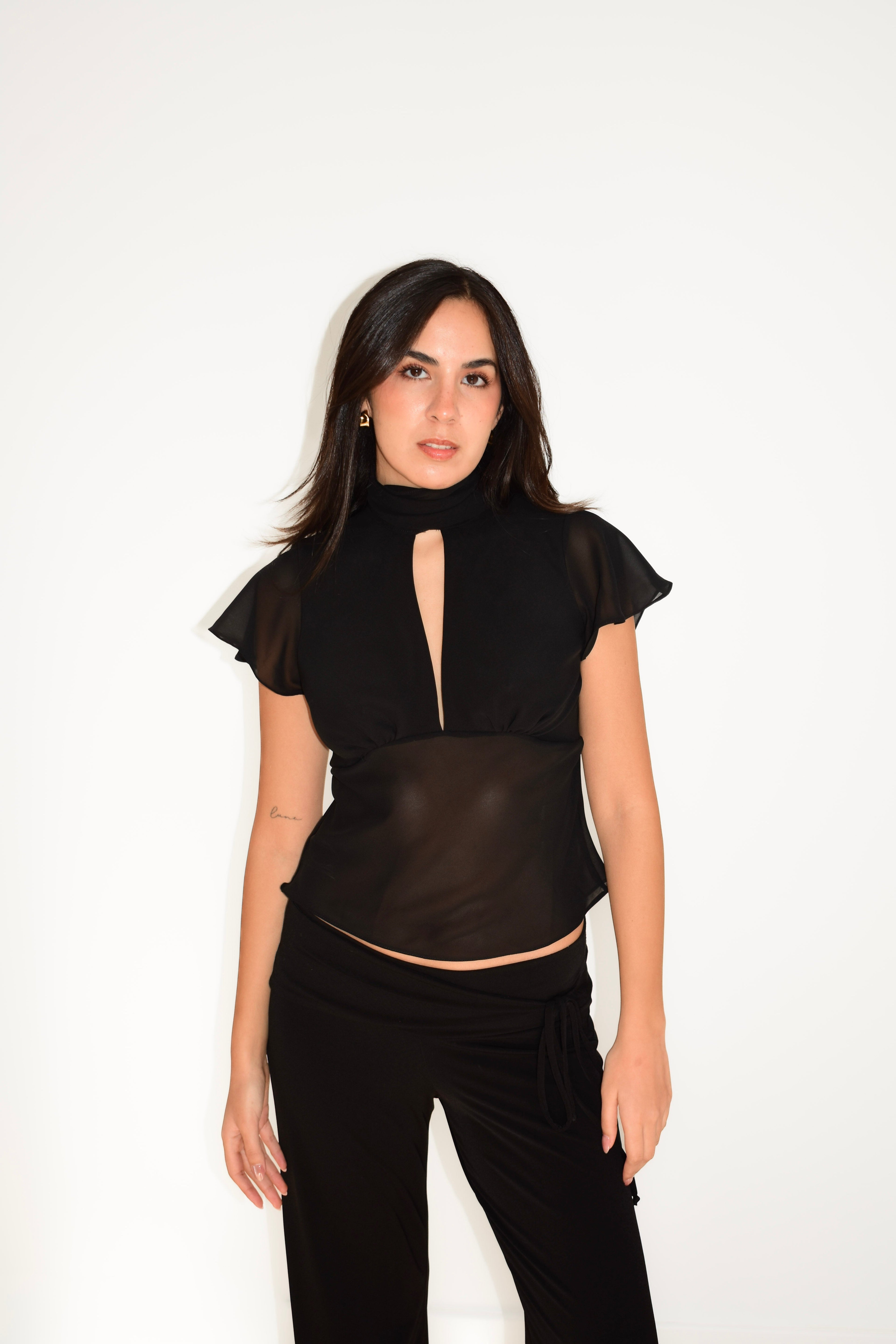 AMARA TOP BLACK