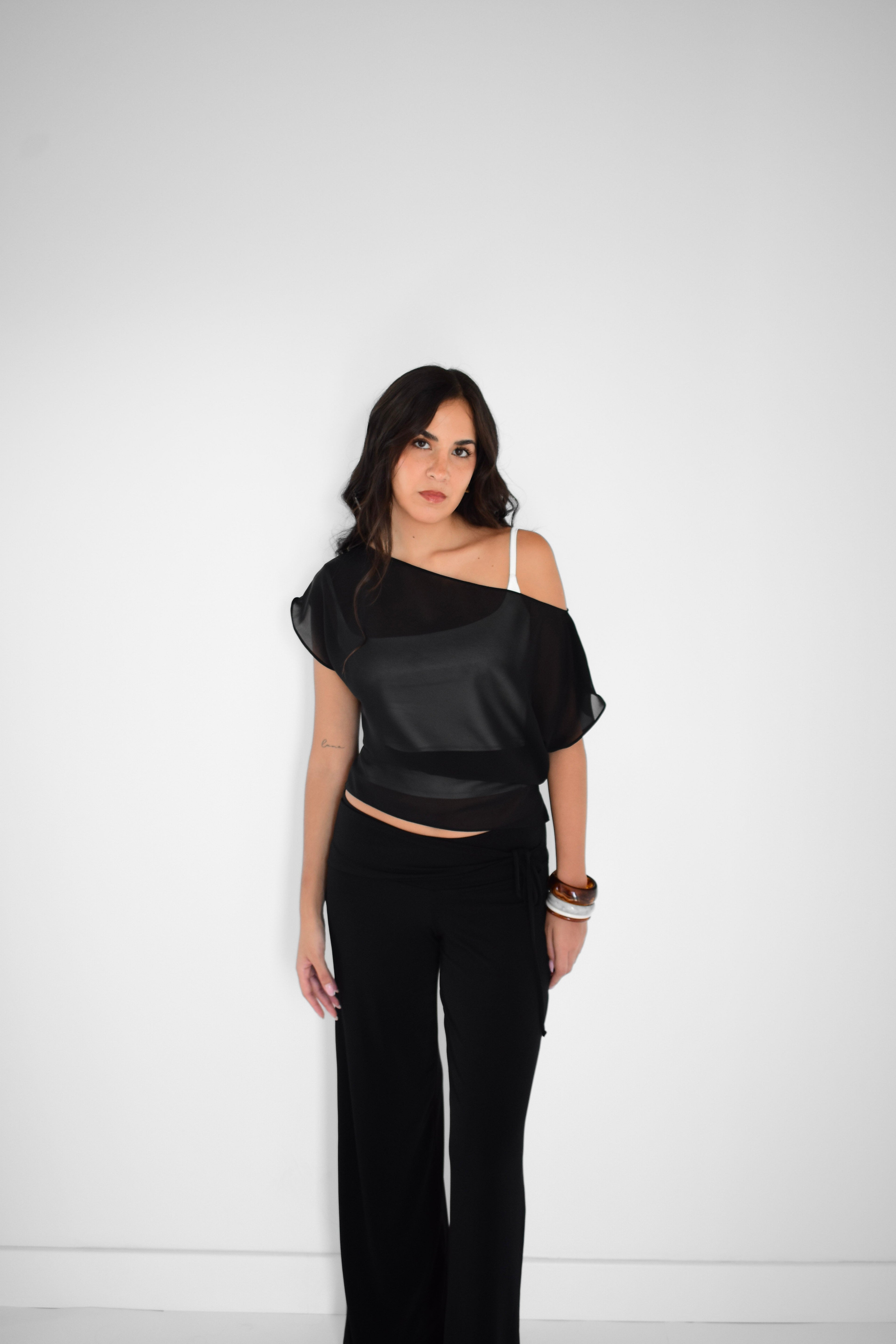 LENA TOP BLACK