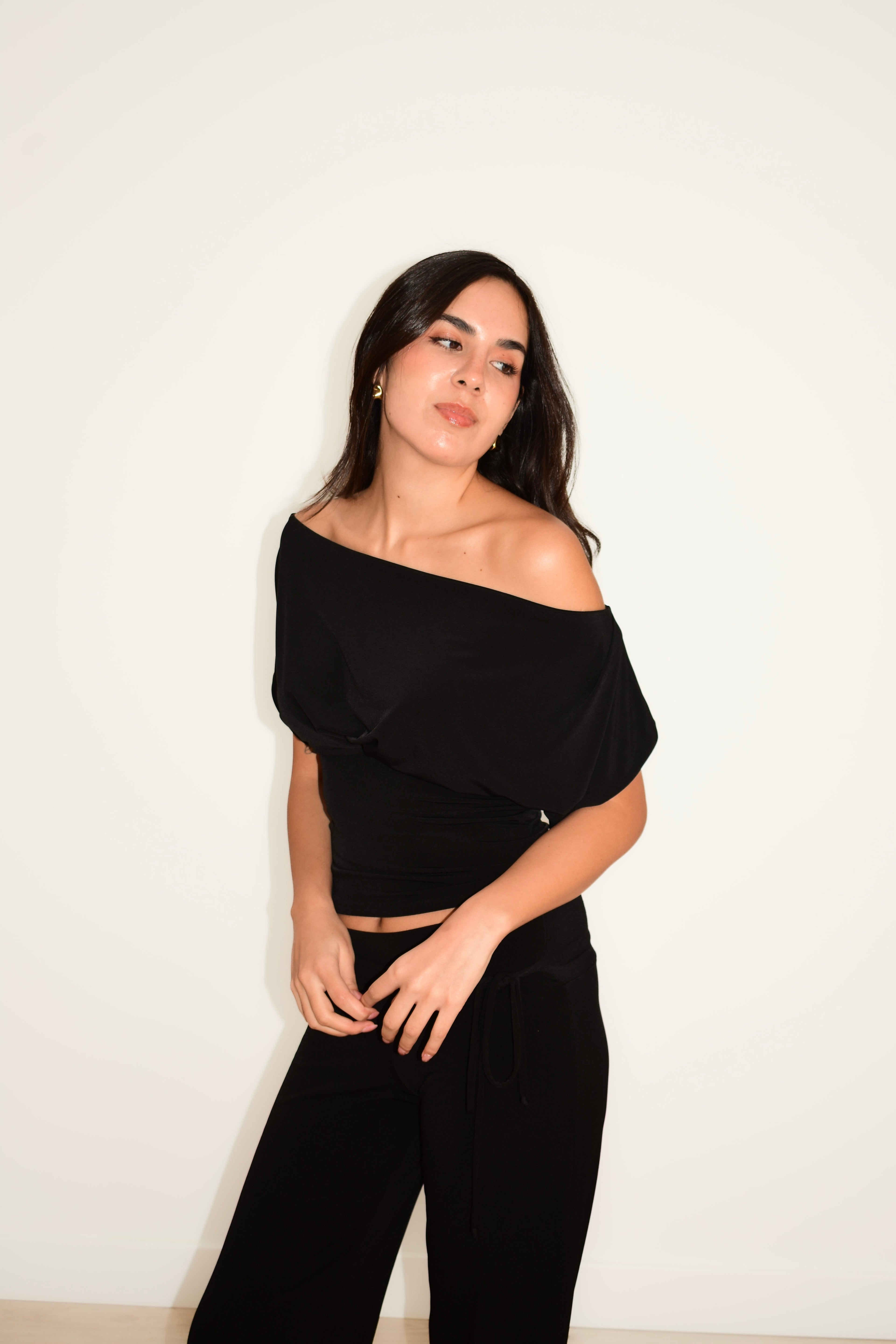 MALENA TOP BLACK