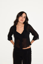LILY TOP BLACK