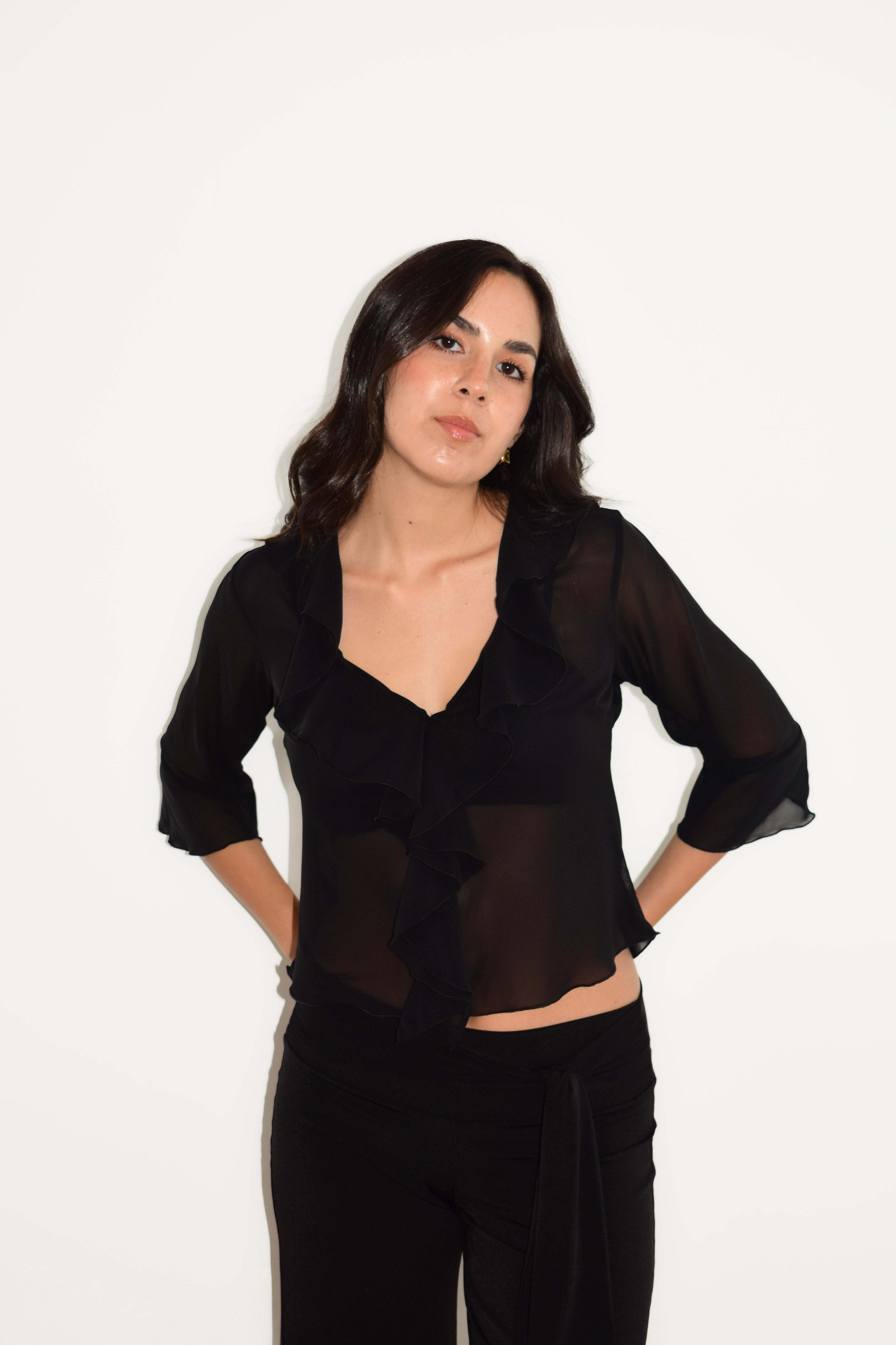 LILY TOP BLACK