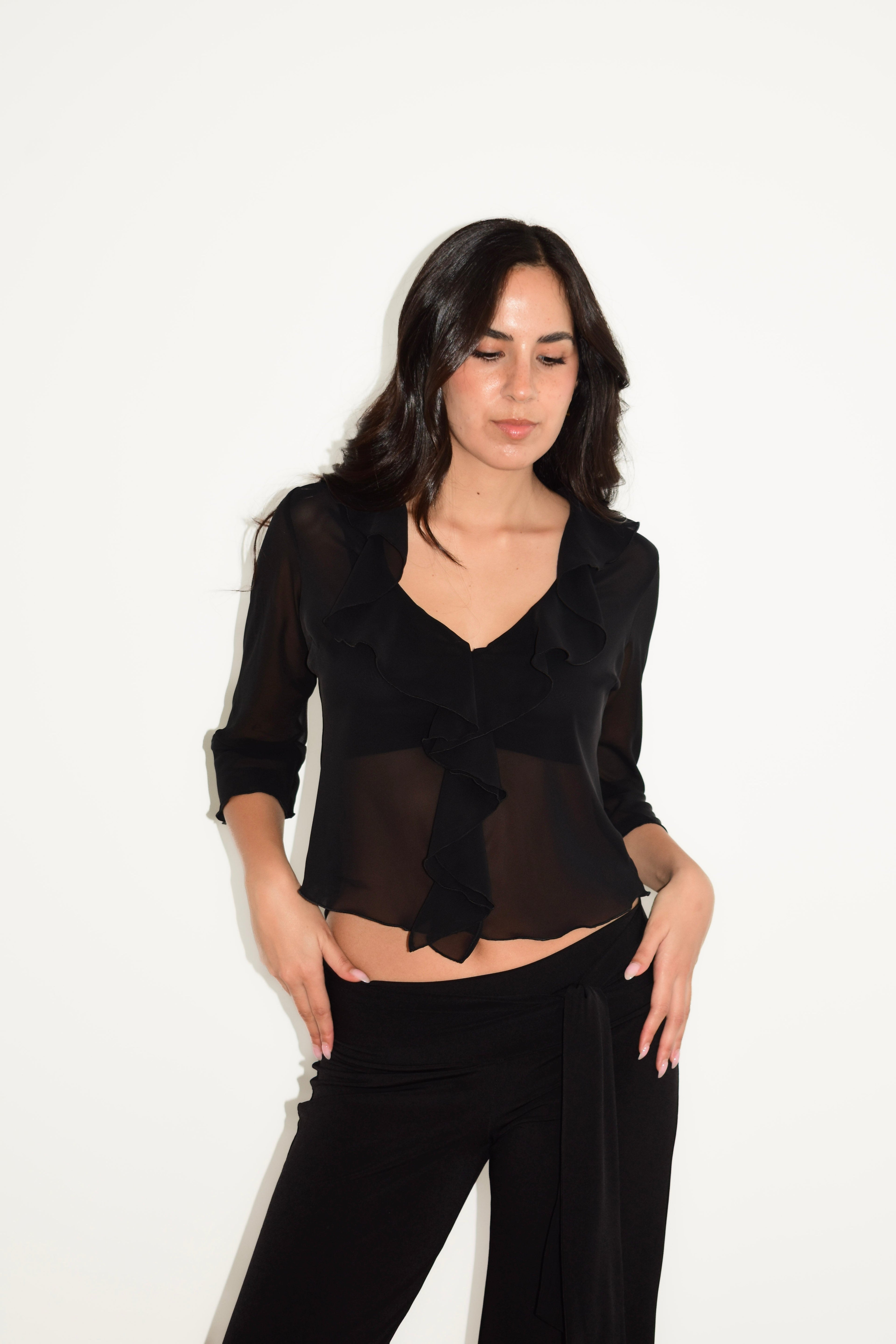 LILY TOP BLACK