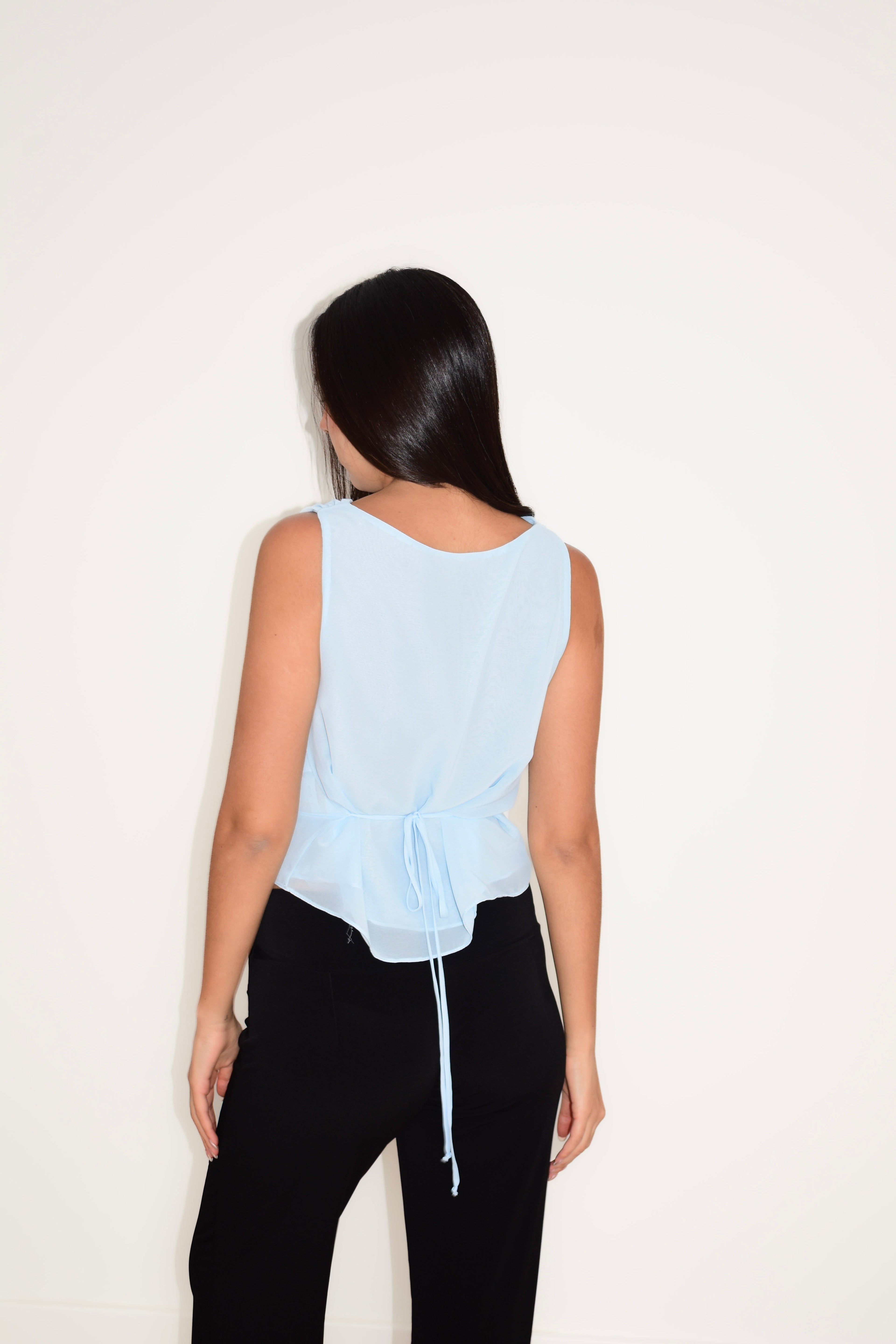 IRIS TOP LIGHTBLUE - New version