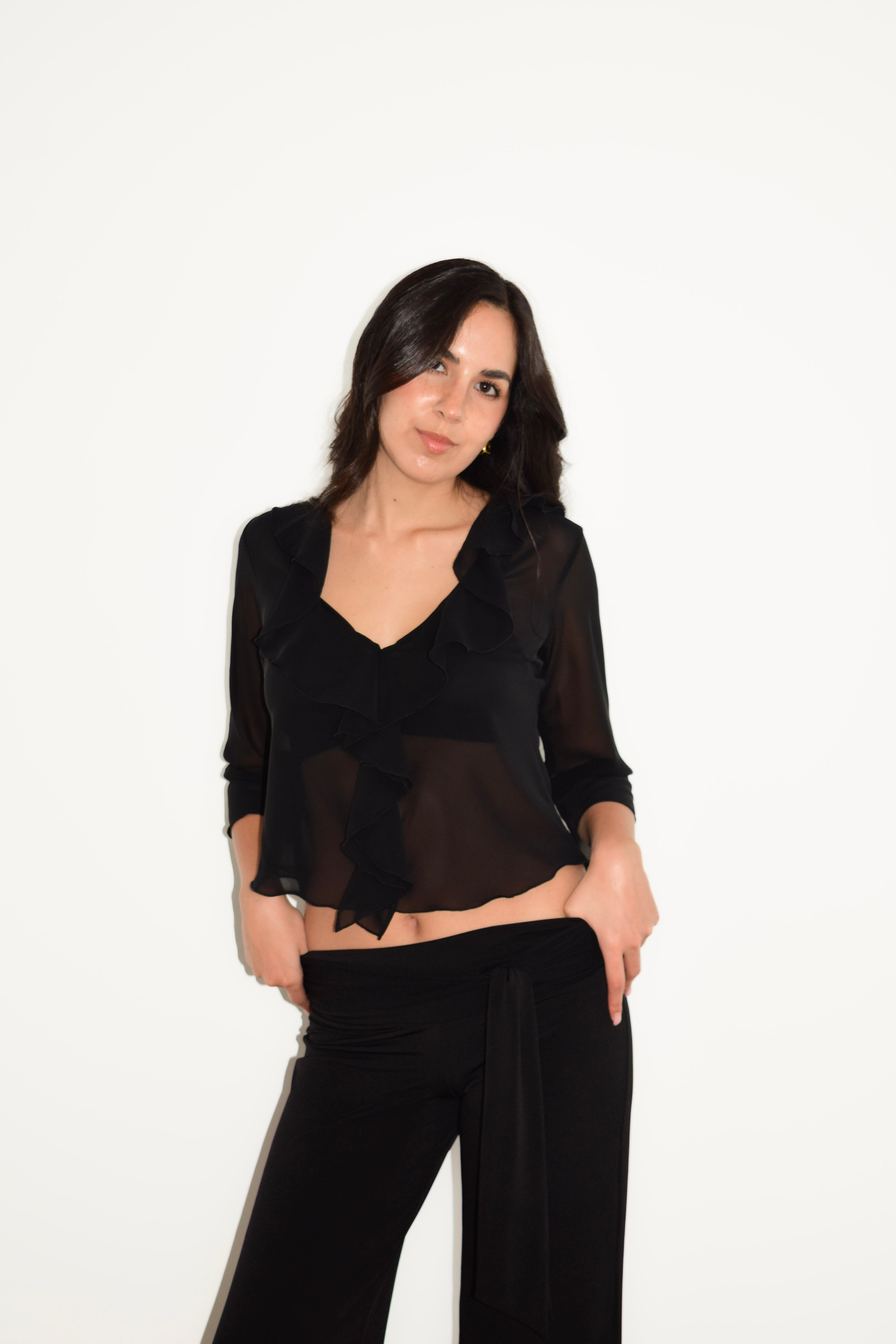LILY TOP BLACK