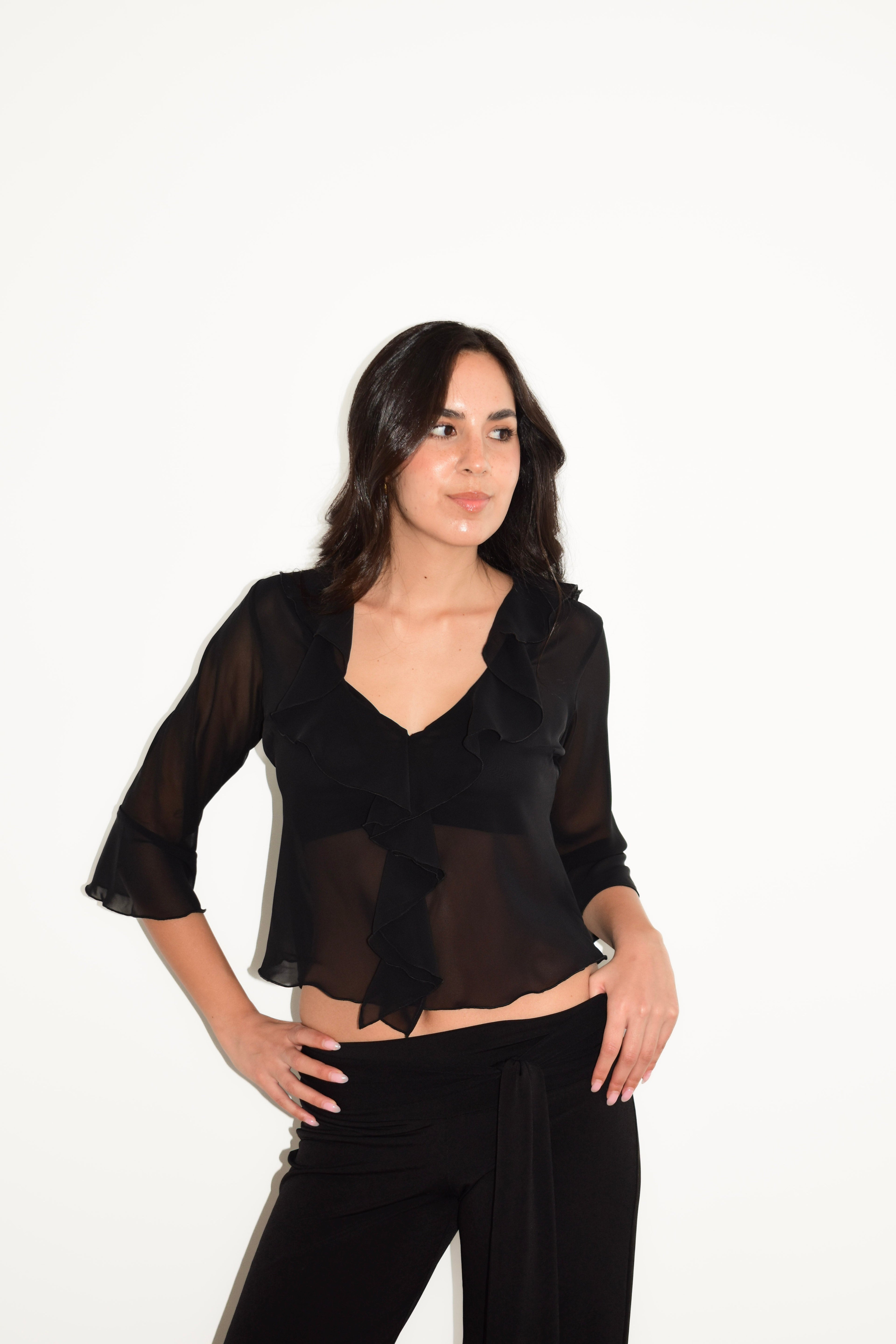 LILY TOP BLACK