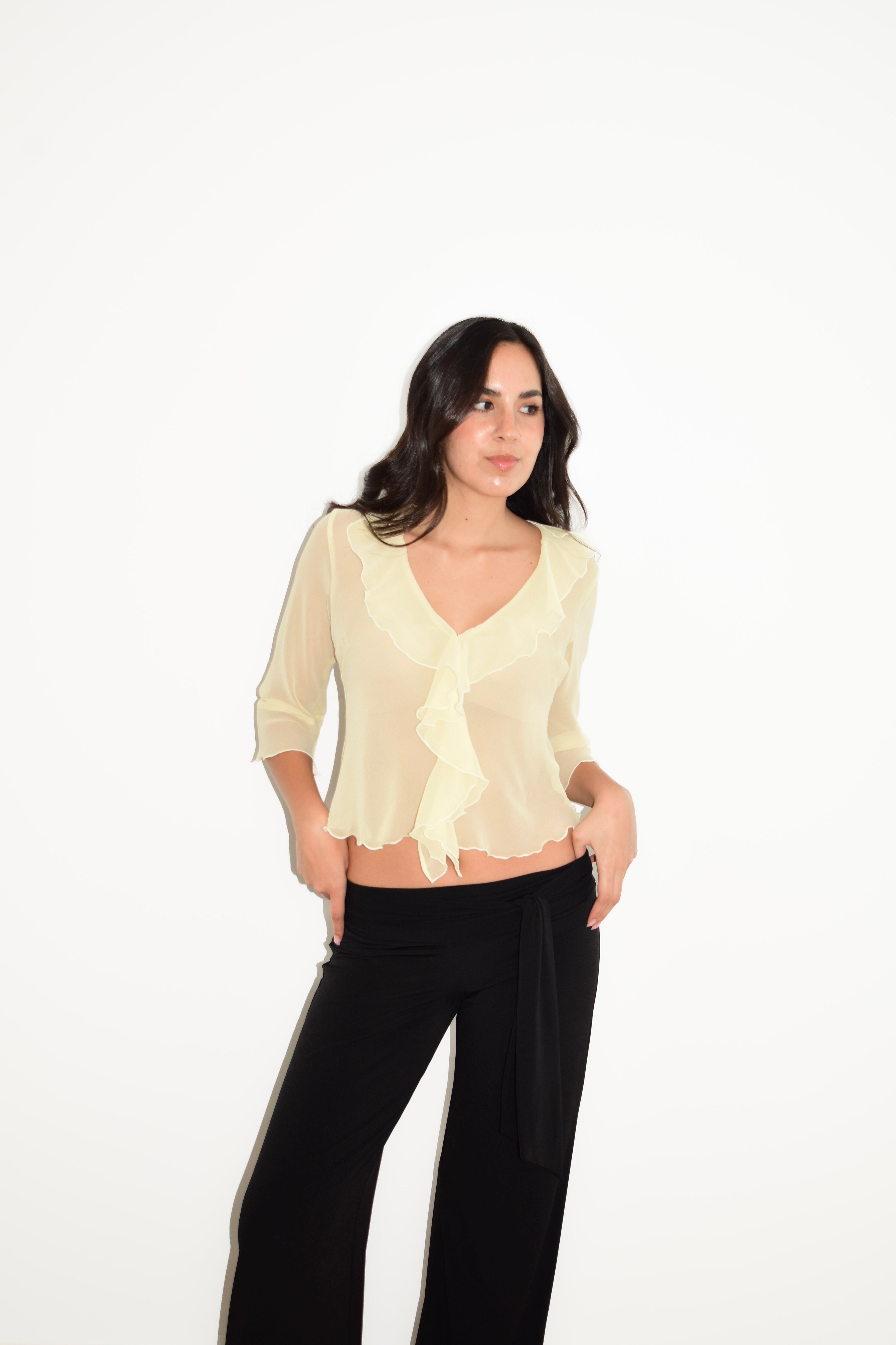 LILY TOP YELLOW