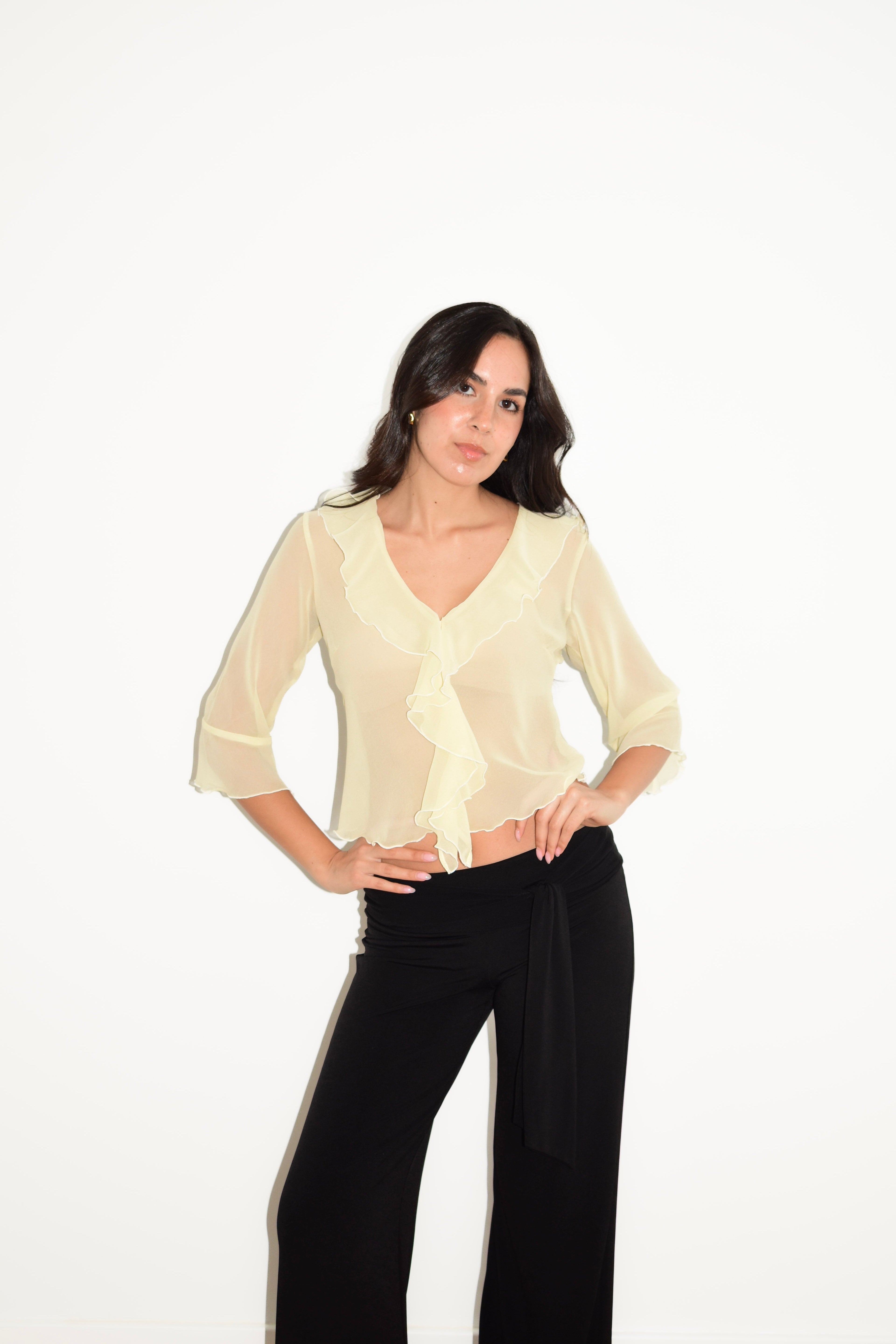 LILY TOP YELLOW