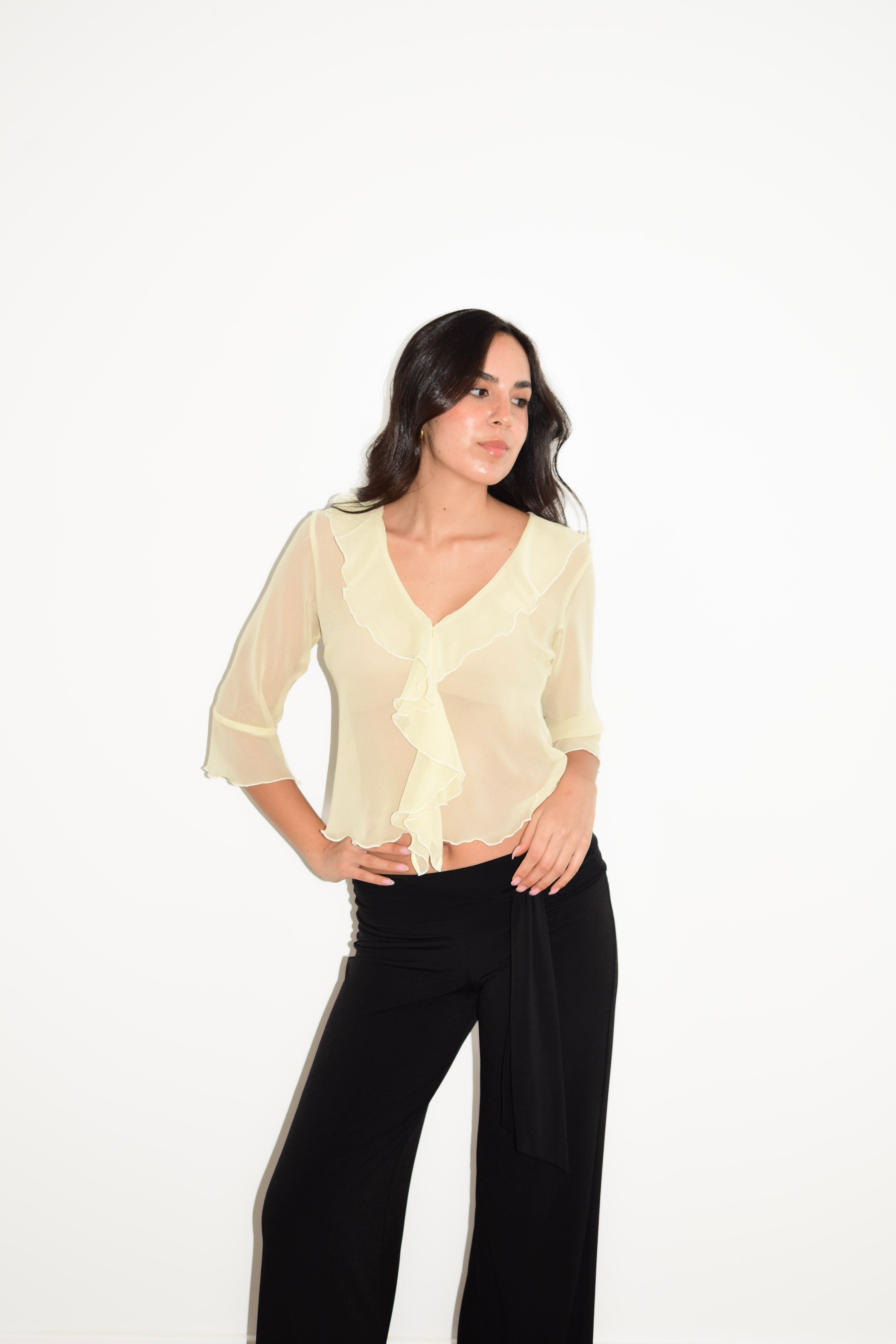 LILY TOP YELLOW