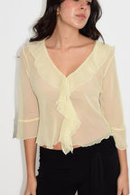 LILY TOP YELLOW