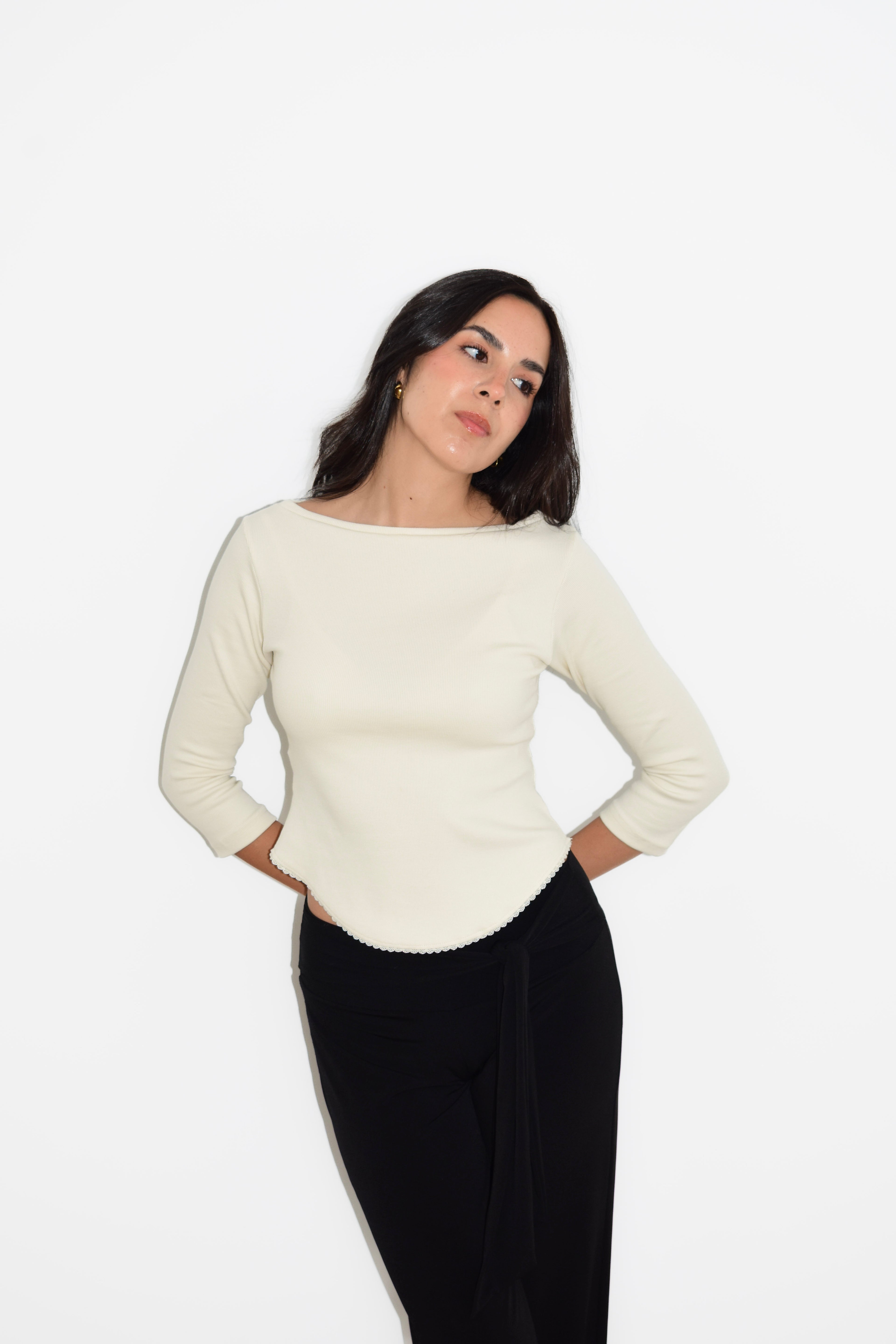 MILA TOP IVORY