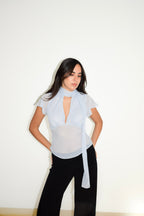 AMARA TOP LIGHTBLUE